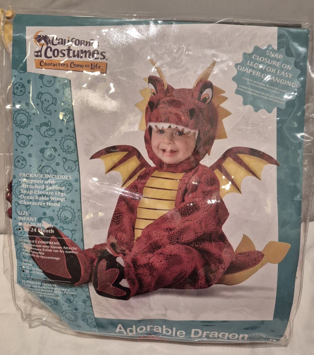 California Costumes Adorable DRAGON Costume Infant 18-24 Months